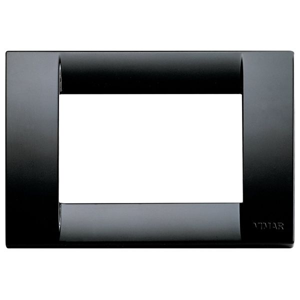 VIMAR Classic Plate, 3 Positions, Technopolymer Black