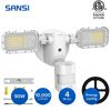 SANSI 10,000LM LED Motion Sensor Light 90W Detection Night Security Floodlight