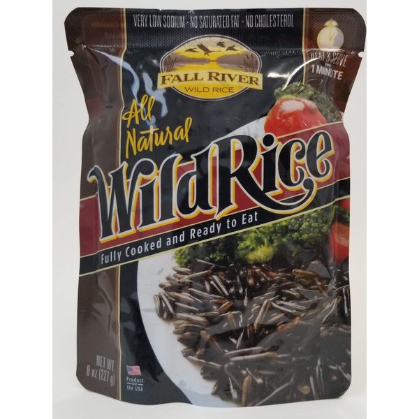 Fall River Wild Rice Fully Cooked - 8 oz Pack of 3