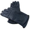 Ladies Genuine Leather Gloves (Large, Navy)