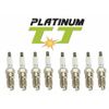 8pc DENSO PT16TT/4511 Platinum Titanium TT Plug set Pre-Gapped More Spark/Power
