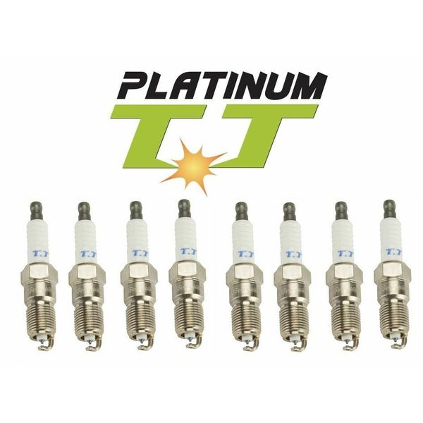 8pc DENSO PT16TT/4511 Platinum Titanium TT Plug set Pre-Gapped More Spark/Power