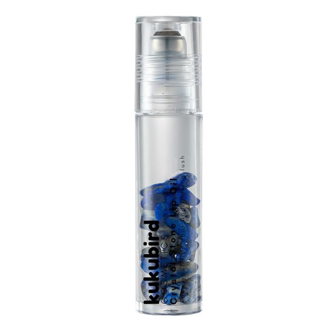 Kukubird Gloss Set Roller Mirror, Lip Plumper Oil Transparentes Kristall-Lippenöl (Lip Oil - Crystal Blue)