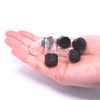 Nutley's 2ml Glass Essence Bottles with Black Lid (20)