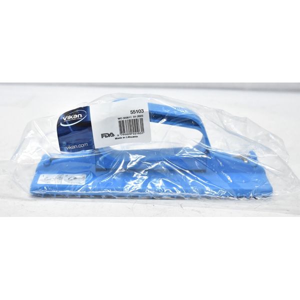 Vikan Scrub Pad Holder Blue 9" L Replacement Unit 55103