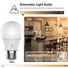 ONEWISH LED Light Bulb Dimmable 3 Brightness Settings, E26 Efficient 6.5W, 2700K Soft White 600lm