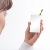 HORIUCHI MIRROR (Business Card Size Unbreakable Mirror), Safe and Safe, Unbreakable Stainless Steel Card Mirror, Green String Included, Convenient for Checking Looks in Your Pocket, Cute, Cool, Makeup Mirror, For Sales, Going Out, Made in Japan