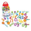 LEARNING RESOURCES Fingertip Training Helper Tool Set Class Pack Infant Toys Finger Exercises 24 Pieces LEAR5551 Authentic