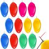 XINCHENG 10 Pieces Needle Threader, Plastic Sewing Needle Threader, Oval Plastic Needle Threader Hand Sewing Tool, Thumb Shape Simple Threading Machine Needle Threader