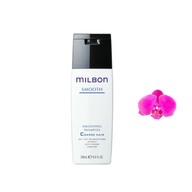 Milbon Smooth Smoothing Shampoo Coarse Hair 6.8oz / 200ml