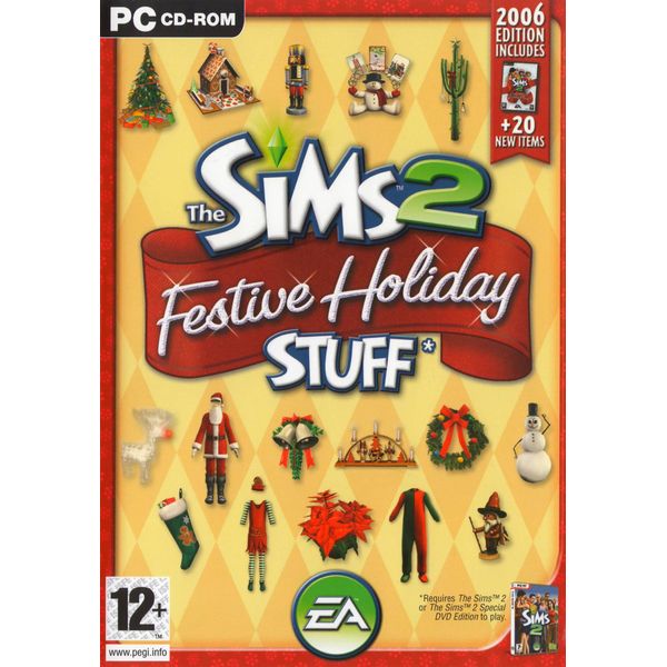 The Sims 2: Festive Holiday Stuff (PC CD)