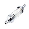 2Pc Universal Fuel Pump Filter 9748 Universal 3/8" Inlet/Outlet Clear View Glass