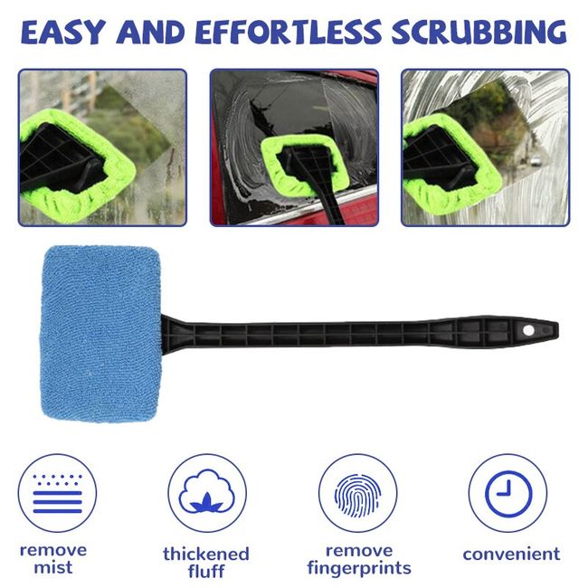 Car Window Windshield Cleaning Tool Microfiber Car Wiper Cleaner Glass  Brush Hot