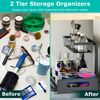 2 Tier Under Sink Organizers Pull Out Cabinet Storage Shelf for Kitchen Bathroom