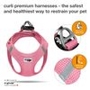 Curli Vest Harness Air-Mesh Pink XS