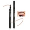 Boobeen Eyebrow Tattoo Pen Waterproof Liquid Eyebrow Pencil, Microblading Eyebrow Pen with Precision Applicator, Create Natural Eyebrow Makeup.Light Brown