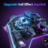 CSWXIO Switch Controllers Compatible with Switch/Lite/OLED, Wireless Pro Controller with RGB LED, Programmable, Turbo, Dual Vibration