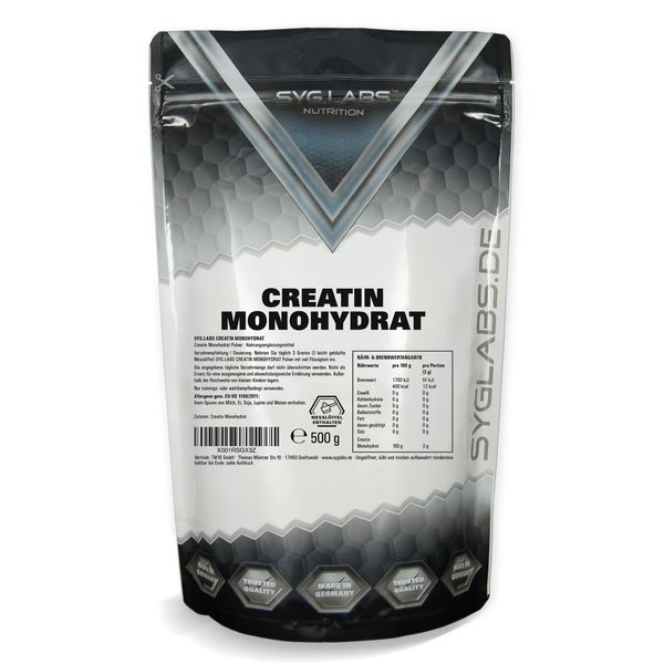 Syglabs Nutrition Creatine Monohydrate Powder, , 500 g, ,