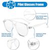 FEISEDY Blue Light Glasses Womens, Blue Light Blocking Glasses Men Large Frame B2387