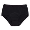 IMSEVIMSE Periodenslip Hipster, Black, Größe L, medium flow (2er Pack)