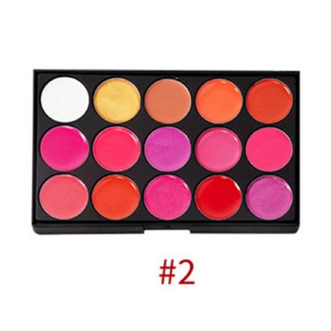 Lip Palette 15 Colors/Set Lip Gloss Palette For Women Girl Moisturizing Lasting Nude Lips Mini Makeup Lipstick Perfect For Looks