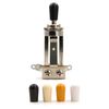 Switchcraft 3way Toggle Switch Long Frame with Black Tip for Gibson Les Paul