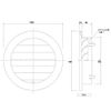 New 協和 Round Awesome Standard (without Net) SGM – 150 Silver White