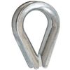10 Thimbles Wire Rope Thimbles for Rope Diameter 8 mm Galvanised