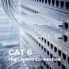 deleyCON 10 x 2 m CAT6 Flat Network Cable 1000 Mbit Gigabit LAN - Cat 6 RJ45 Ethernet Patch Cable Thin Installation Cable Flat - for Internet Switch Router Modem Patch Panel - White