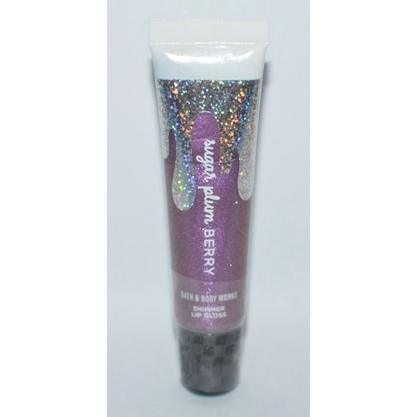 1 NEW BATH & BODY WORKS SUGAR PLUM BERRY SHIMMER LIP GLOSS SHINE BALM STICK