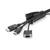 StarTech.com 2.5m (8.2ft) Cable Management Sleeve - Spiral - 1" (25mm) Diameter - W/ Cable Loading Tool - Black (CMSCOILED2)