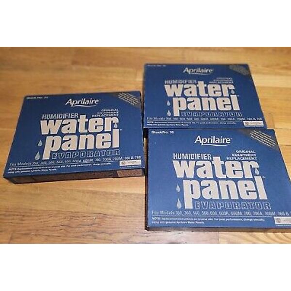 3xGenuine AprilAire 35 Water Panel Humidifier Filter Pad For 350, 360, 560, 560A