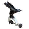 Brocraft Power Lock Fully Adjustable Rod Holder with Aluminum Large Opening Clamp / Jon Boat Rod Holder / Clamp On Rod Holder