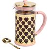 French Press Coffee Maker with Heart Shaped Measuring Scoop, 2-Piece Set, 8-C...