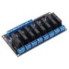 Solid State Relay Module, 5V 8 Channel Solid State Relay Module with Fuse High Level Trigger 2A