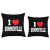 I Love Summerville Throw Pillow