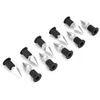 Wind Screen Bolts, Windshield Wind Screen Spike M5 Screws Nuts Motorcycle Modification Accessories(Silver)