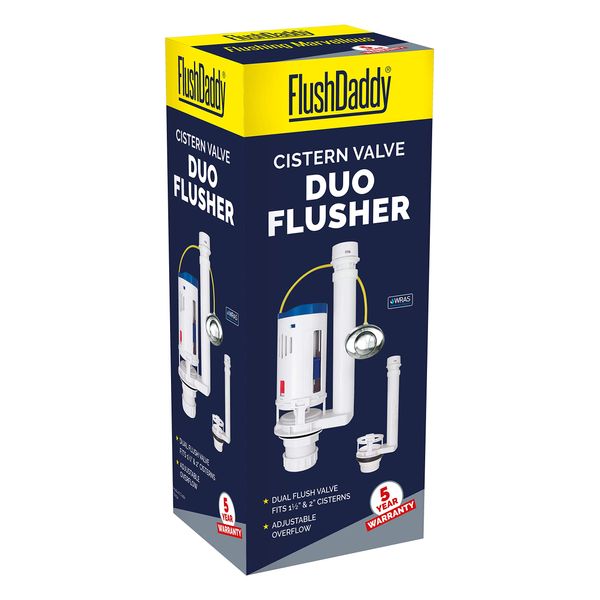 FLUSHDADDY NP254 Dual Flush Drop Valve, , 1.5 and 2-Inch