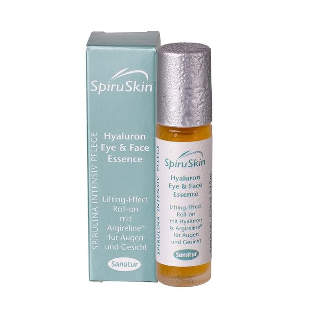 Sanatur SpiruSkin Hyaluron Eye & Face Essence Gesicht und Augen Essenz 1er Pack (1 x 10 ml)