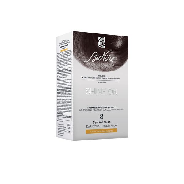 BioNike Shine On Treatment Dyes Hair Dark Brown 3