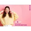 Knoxzy Silicone Ear Plugs Re-Usable Waterproof Noise Cancelling Premium Moldable Ear Plugs for Sleeping, Travelling, Studying Noise Reduction Pink Pack of 1