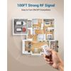 DEWENWILS Remote Control Light Socket with Dimmer, Wireless Light Switch, 100FT