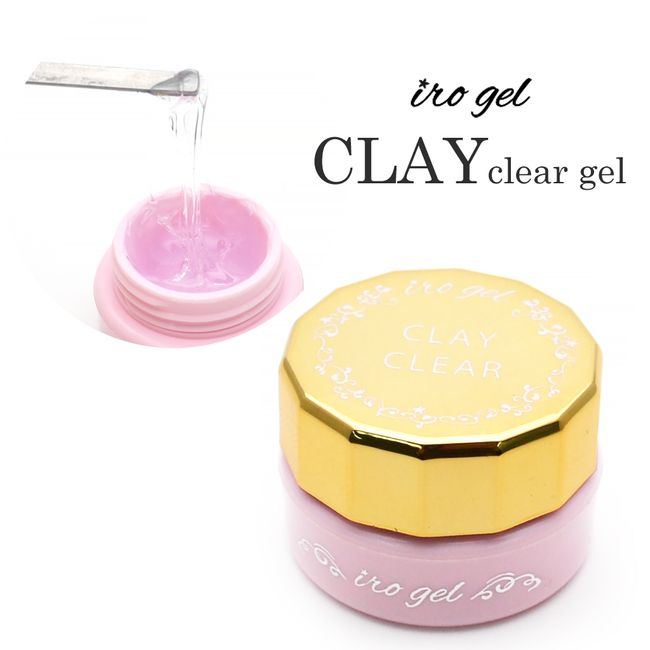 Clay clear gel 3g bijou gel firmly fixes parts self nail gel nail