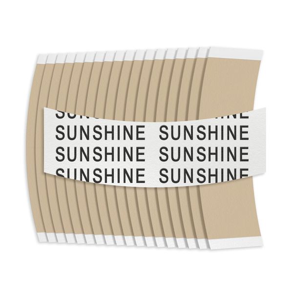 Sunshine Tape Back Curve Wig Strips, 36 Pieces, Doublesided Brown Liner Toupee Tape, Barely Visible Natural Hold Adhesive Tape Products