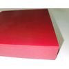 1" x 6" x 6" Polyurethane/Urethane Sheet, 95 A Durometer, Red