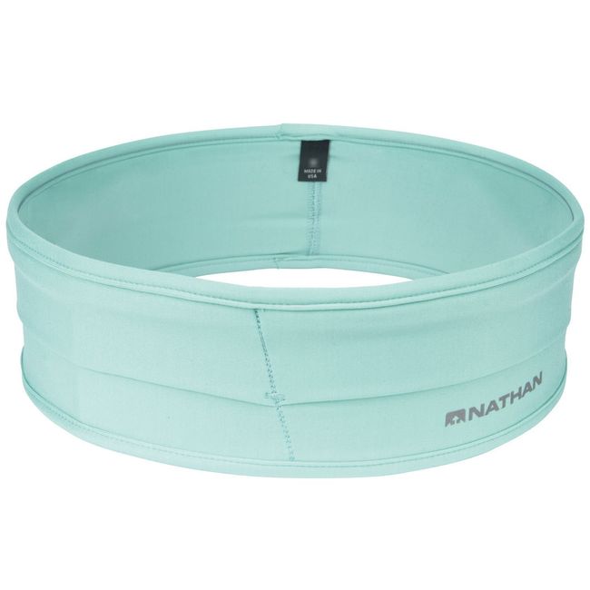 Nathan the Hipster Waist Belt with Pockets for Running, light blue