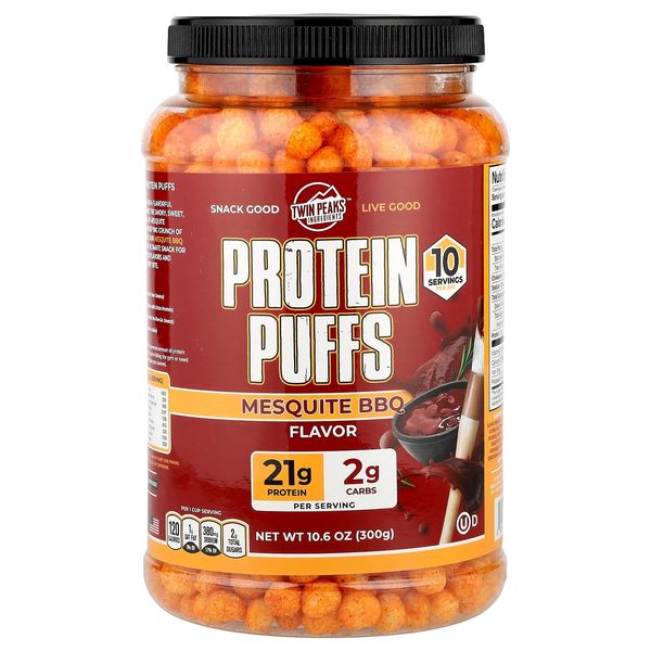 Protein Puffs, Mesquite BBQ, 10.6 oz (300 g)