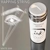 Ink Permanent Black Brow Mapping String [100 Ft Bottles - 30 m] Pre-Inked Mapping String for Permanent Makeup and Microblading Supplies | Brow Mapping Kit | Mapping String for Brow Mapping (Black)