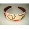 Rose Tatto Beige Headband from Alexander Henry