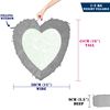 Easter Heart pinata with stick